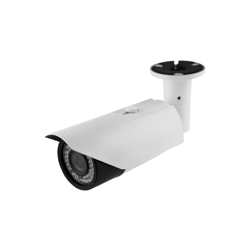 Cámara Bullet IP HD 5.0 MP con Zoom Manual y POE opcional