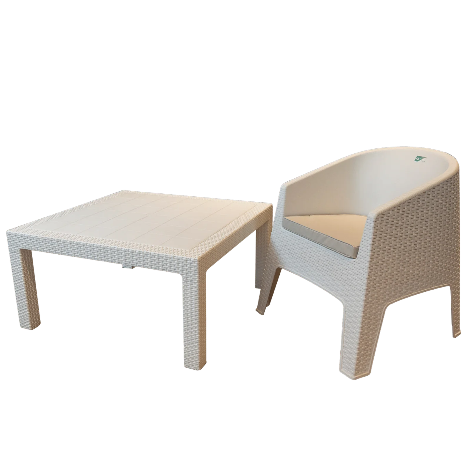 4 SILLONES OASIS + MESA BARÚ